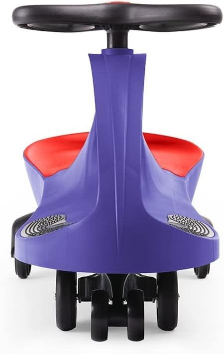 Kids Wiggle Car Ride On Scooter Balance Toy Steering Wheel Purple 120kg