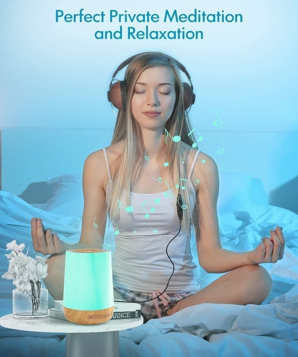 White Noise Machine with 28 Soothing Sounds & 8 LED Night Light