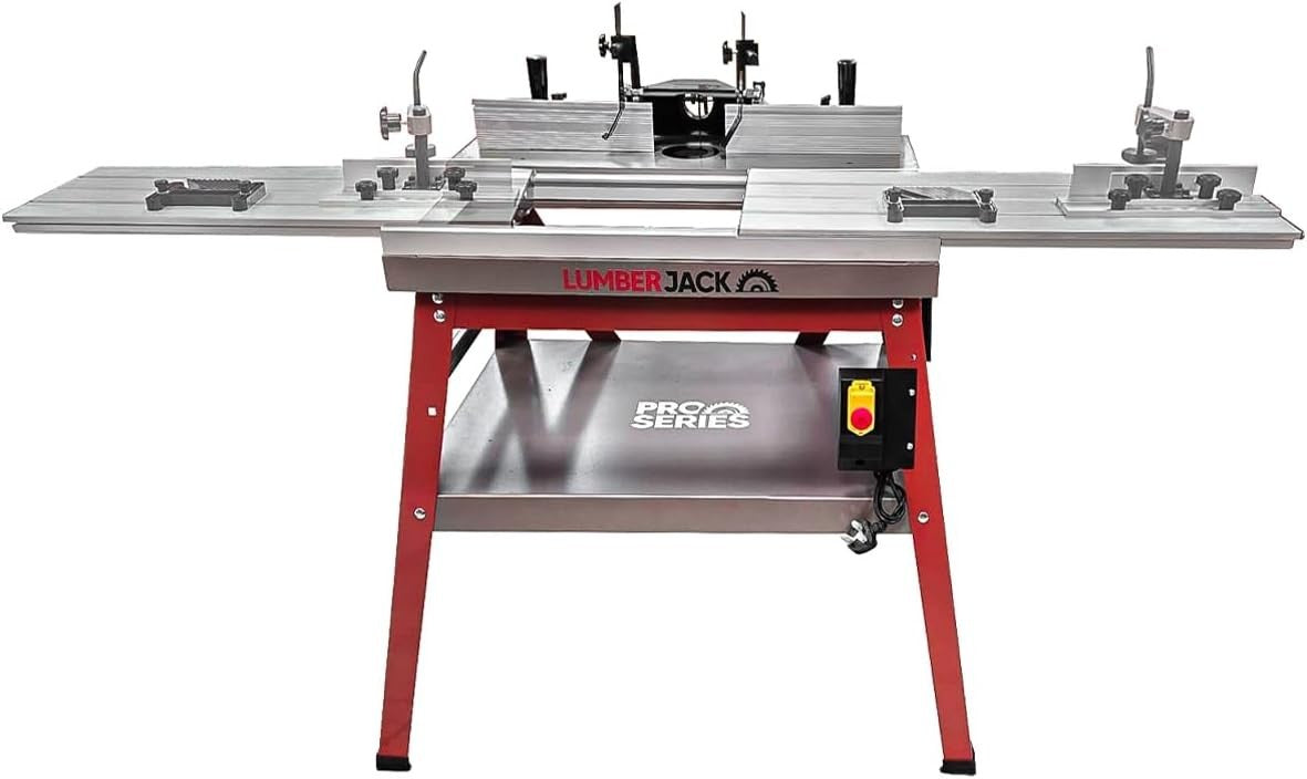 Heavy Duty Cast Iron Router Table Sliding Tilting Workbench Pro Routing Station