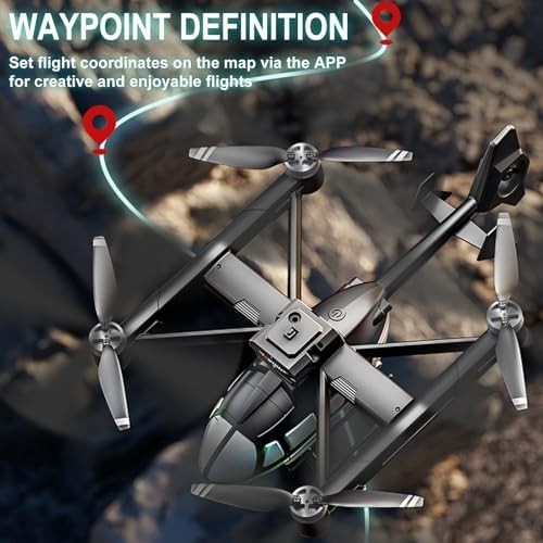 Brushless Drone 720P Dual Camera, Obstacle Avoidance, Orbit Mode, 2 Battery