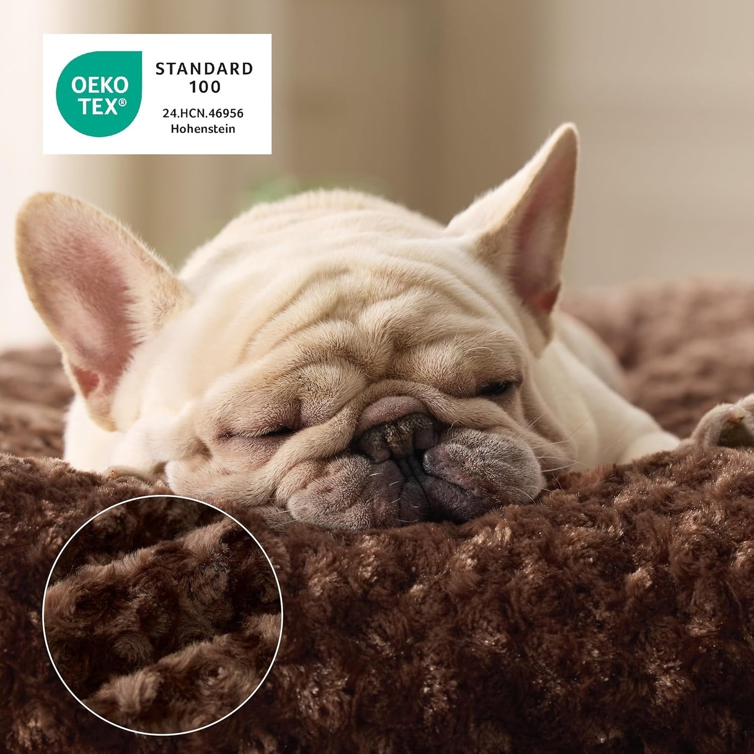 XL Dog Crate Mattress 119x74x9cm Washable Plush Non Slip
