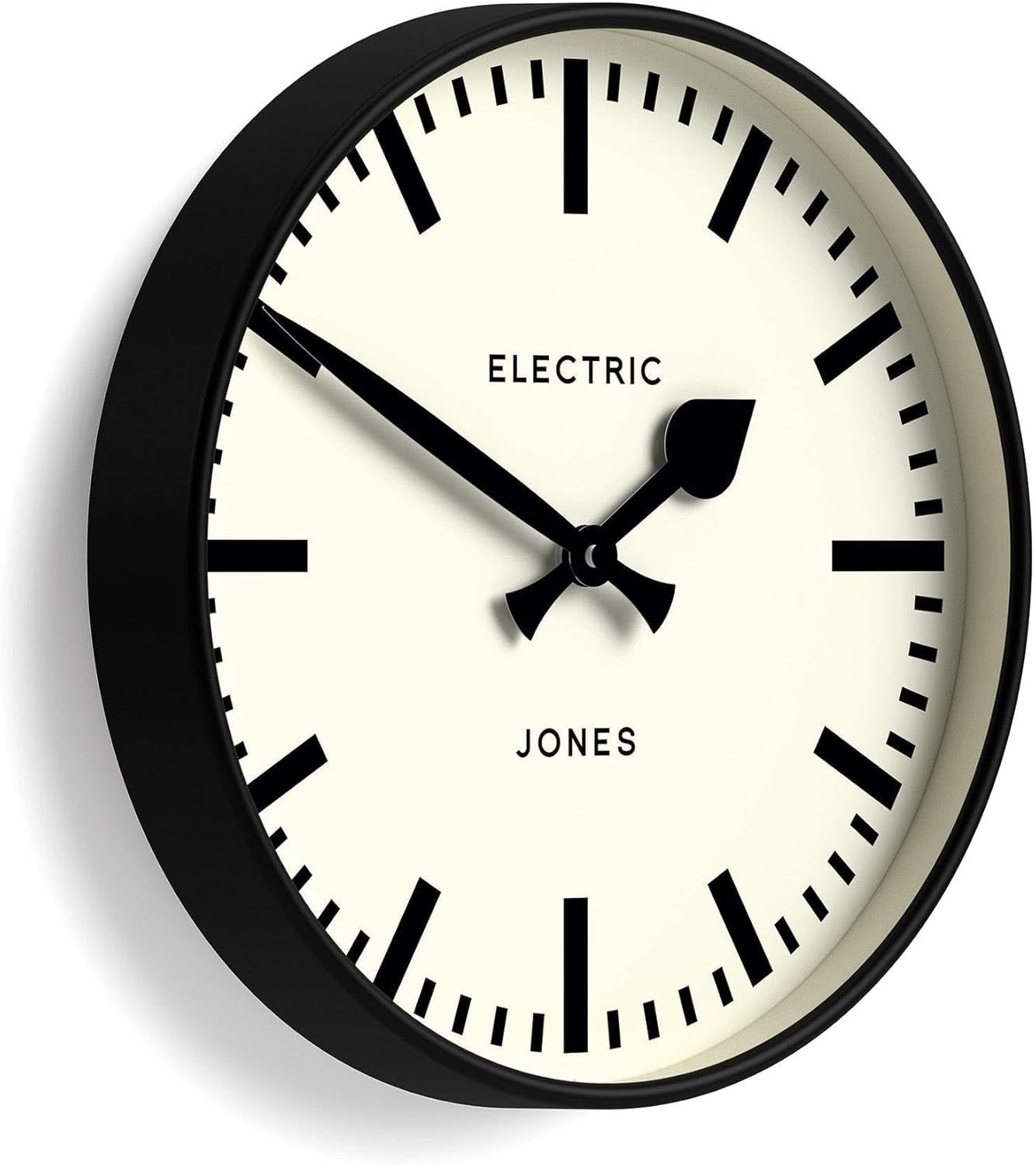 30cm Modern Wall Clock Silent Quartz Station Style Round Clock Home Office