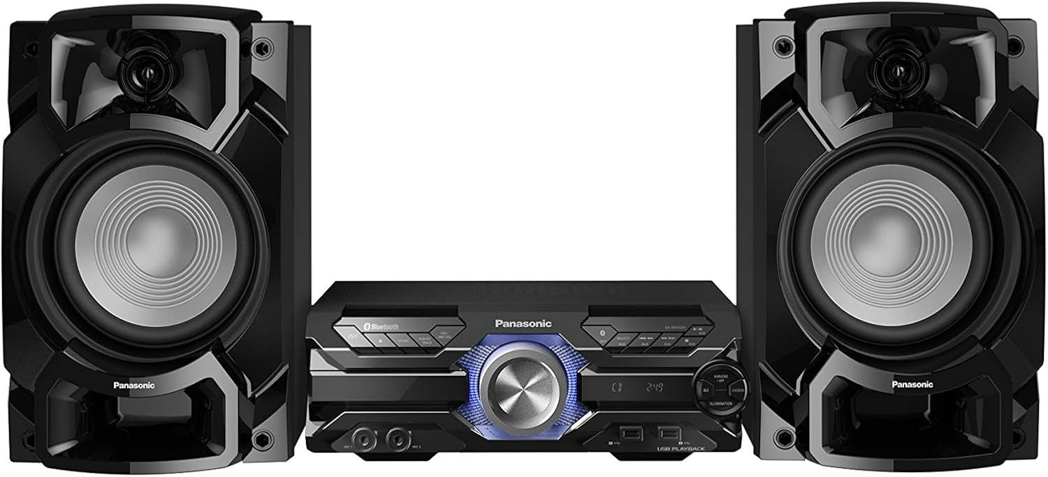 650W Bluetooth Hi-Fi System | Karaoke, D.Bass, LED Lights, Dual Mic Inputs