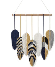 Boho Macrame Wall Hanging Leaf Tapestry 52x40cm Home Decor