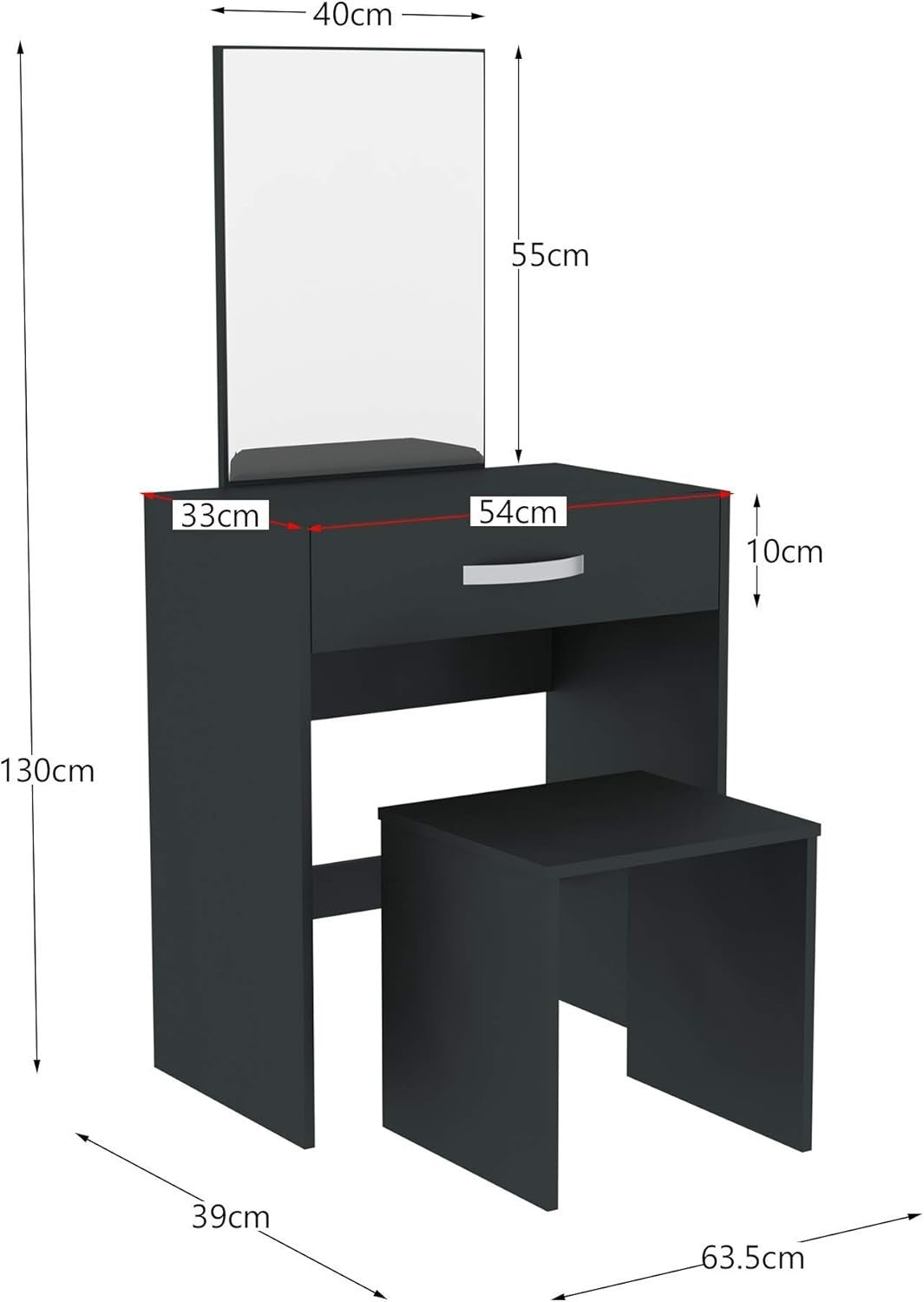 Black Storage Bench Modern Hallway Seat 1 Drawer Entryway Chest Unit