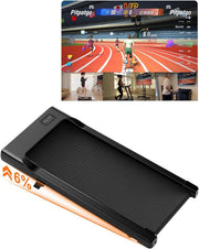 Under Desk Walking Pad Treadmill 6% Incline 2.5HP Home, Office
