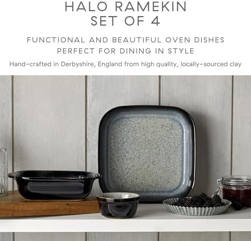 Denby Halo Ramekin Set of 4 – Oven, Microwave & Dishwasher Safe