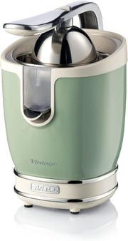 Electric Citrus Juicer Lever Press 85W Stainless Steel Anti-Drip Retro