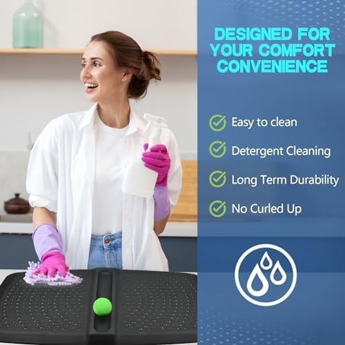 1 Inch Anti Fatigue Standing Mat with Massage Points Non Slip Comfort