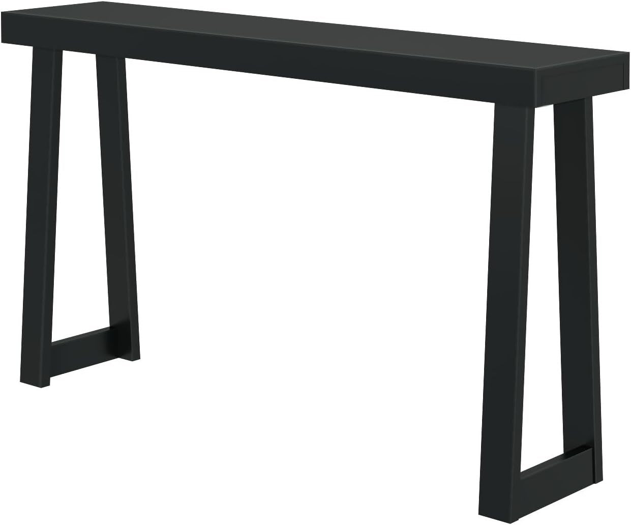 56 Inch Solid Wood Console Table – Narrow Entryway Sofa Accent Table
