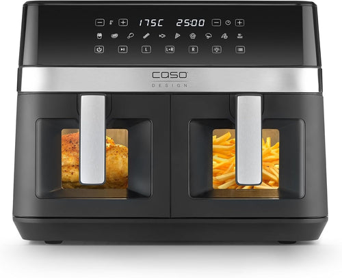 Dual Air Fryer & Mini Oven 14L | Twin 5.5L Baskets | 10 Presets | Fast Cooking
