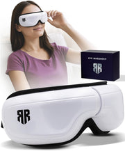 Heated Eye Massager 6 Modes Bluetooth Heat Compress Mask