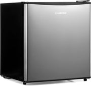 45L Mini Fridge Beer & Drink Cooler LED Stainless Steel Countertop