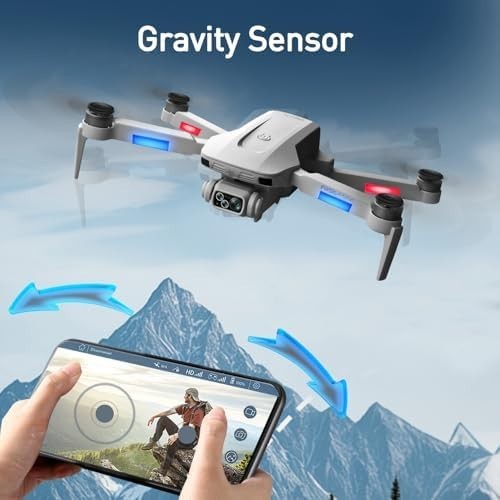 Foldable GPS Drone with Dual HD Cameras, Brushless Motor, Follow Mode