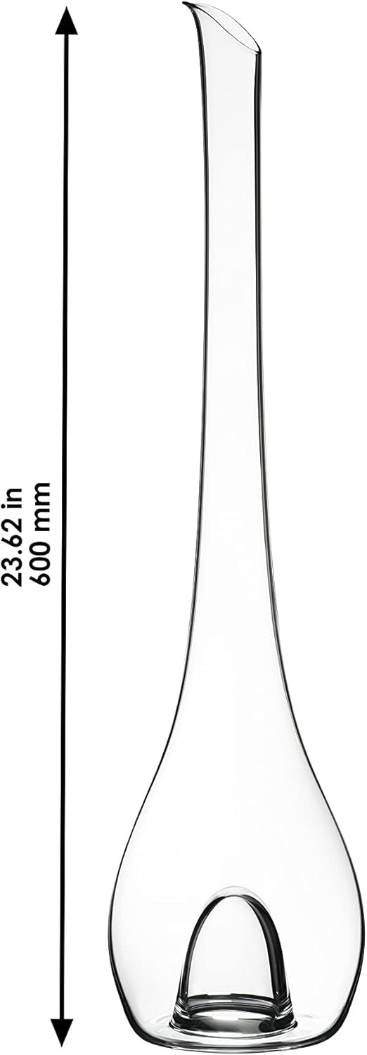 Luxury Crystal Flamingo Wine Decanter 1400ml Handmade Mouth-Blown Aerator