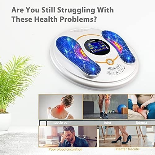 EMS & TENS Foot Circulation Machine, 99 Levels, Pain Relief