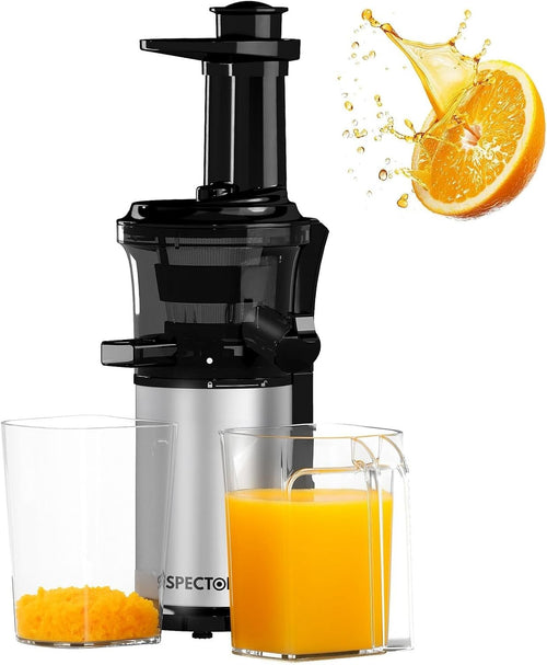 Cold Press Slow Juicer High Yield Dual Filter Quiet Reverse Easy Clean