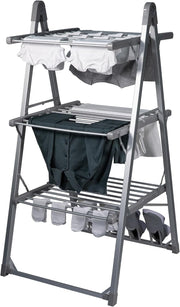 Heated Clothes Airer 3 Tier Electric Folding Drying Rack Indoor Energy