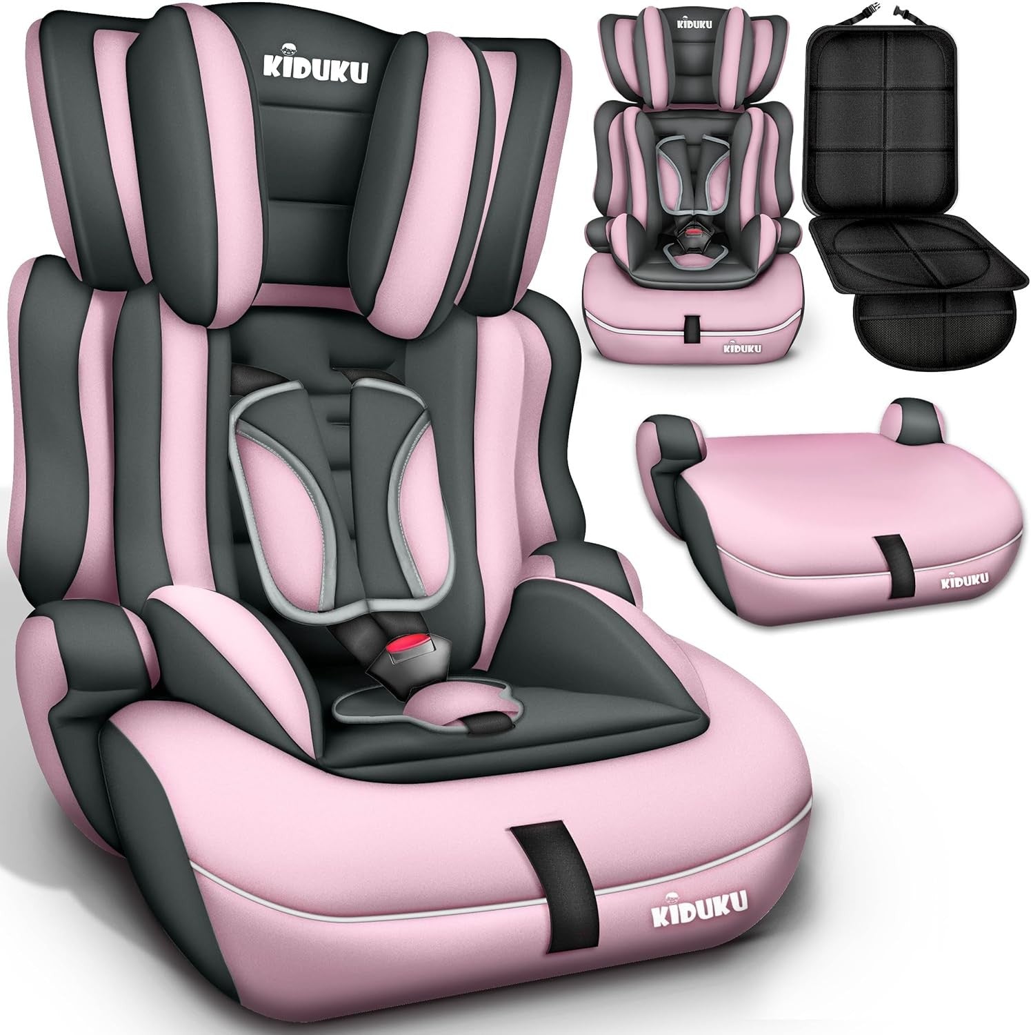 3 in 1 Child Car Seat Group 1 2 3 Booster 9–36kg Adjustable Side Impact