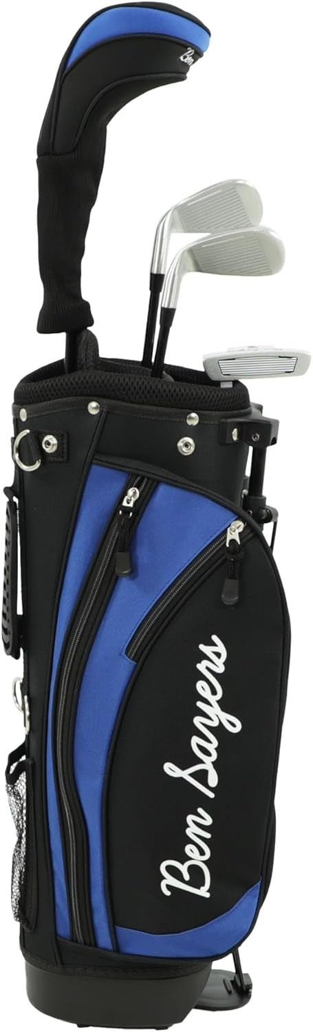 Junior Golf Starter Kit Kids Right Hand Driver Irons Putter Stand Bag