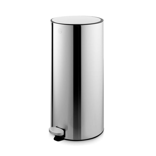 30L Stainless Steel Pedal Bin Kitchen Trash Can Fingerprint Proof