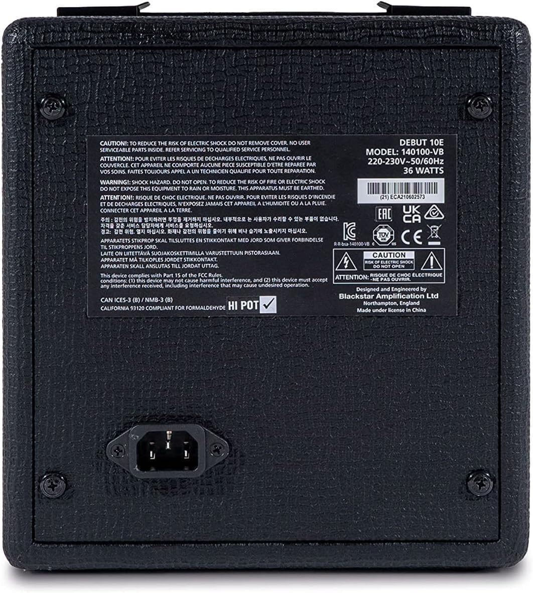 Debut 10E Guitar Amplifier 10W Practice Amp with Delay & MP3 Playback