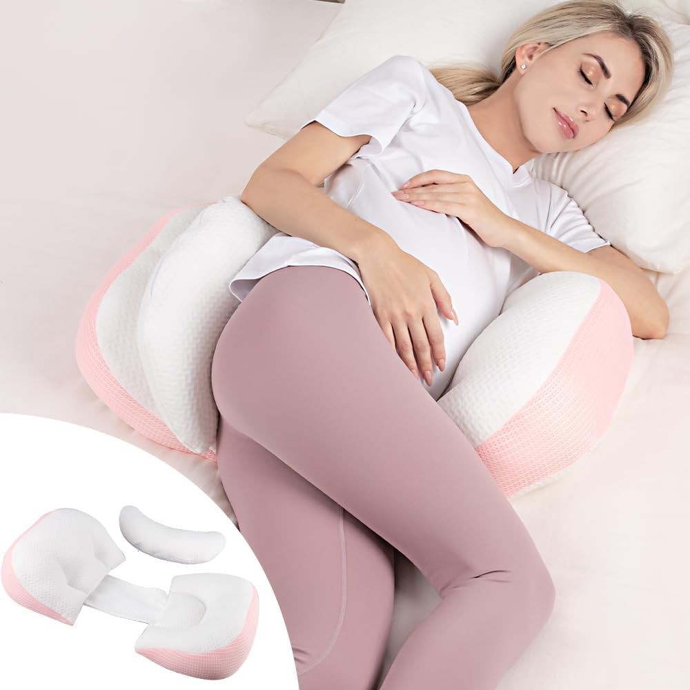 Portable Pregnancy Pillow Belly Support Adjustable Maternity Sleep Cushion
