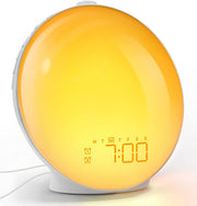 Sunrise Wake Up Light Alarm Clock FM Radio Display Dual Alarm