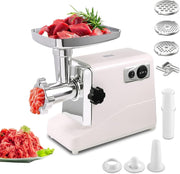 3500W Electric Meat Grinder Sausage Maker Mincer 3 Plates White