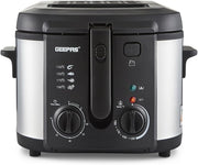 3L Deep Fat Fryer 2180W Adjustable Thermostat Viewing Window Easy Clean