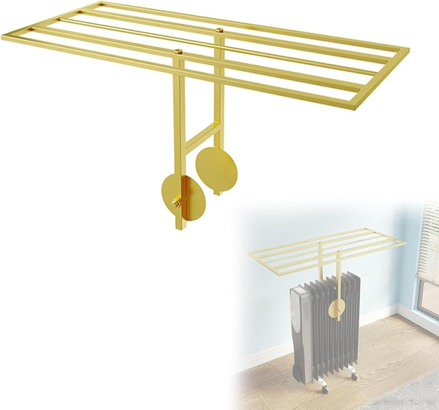 Adjustable Oil Radiator Drying Rack Indoor/Outdoor Clothes Dryer 40-80cm