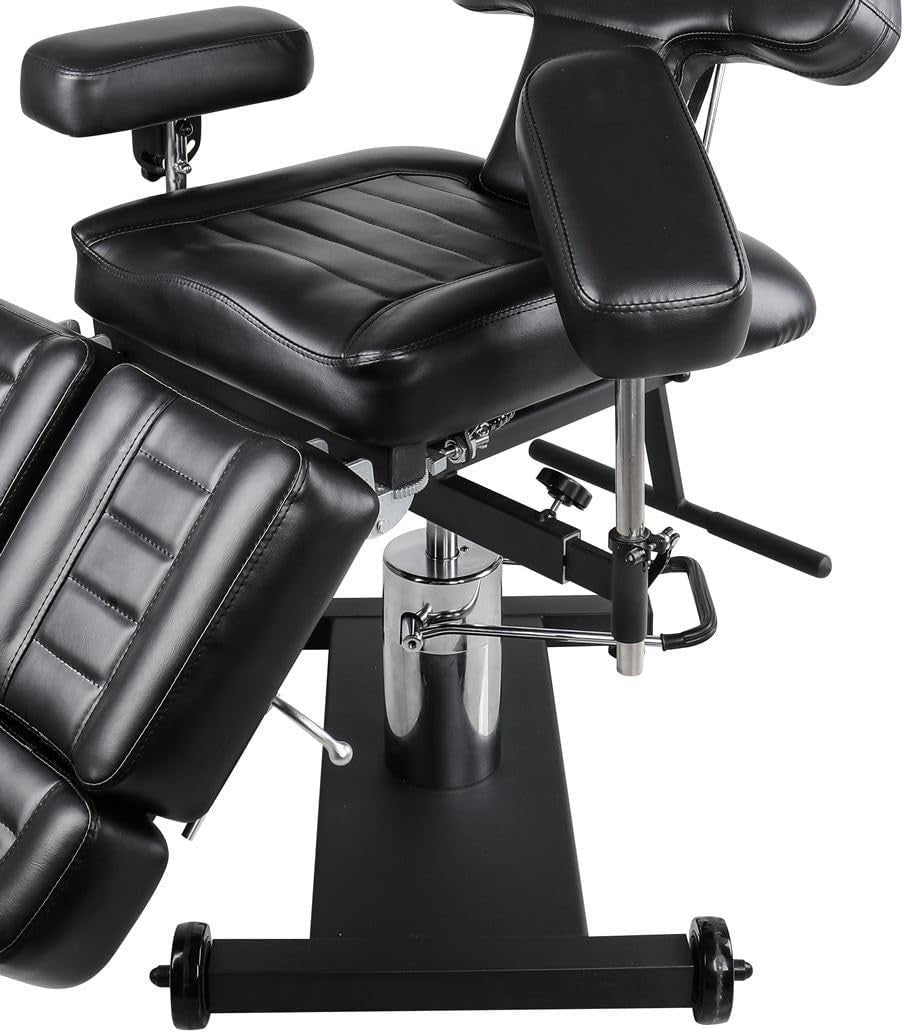 Hydraulic Adjustable Reclining Massage & Salon Bed Spa Therapy Chair
