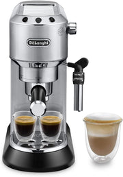 Slim Barista Coffee Maker 15 Bar Espresso Machine | Dual Cup | Steam Wand