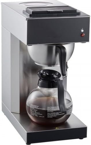 Commercial Filter Coffee Maker 2.2L Manual Fill Pour Over 140 Cups/Hour