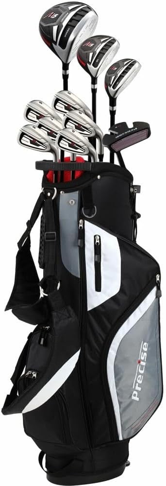 Mens Right Hand Golf Club Set Complete Driver Irons Putter Bag