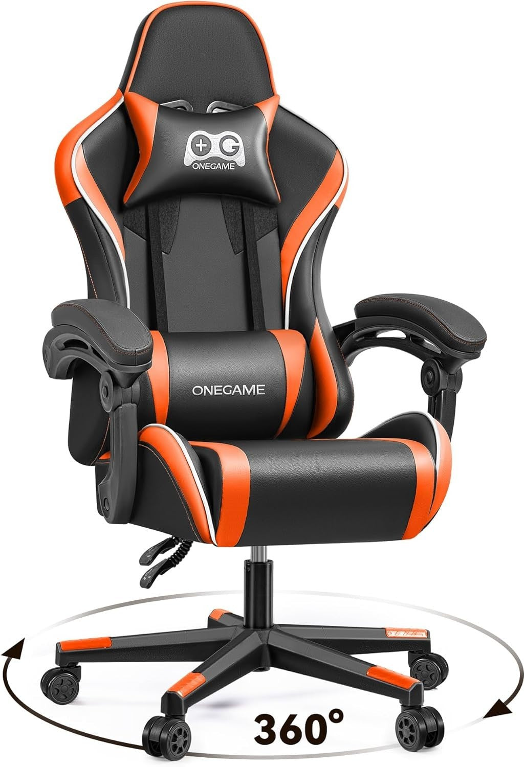 Ergonomic Gaming Chair Adjustable Height High Back Swivel Office Desk Seat 400LB