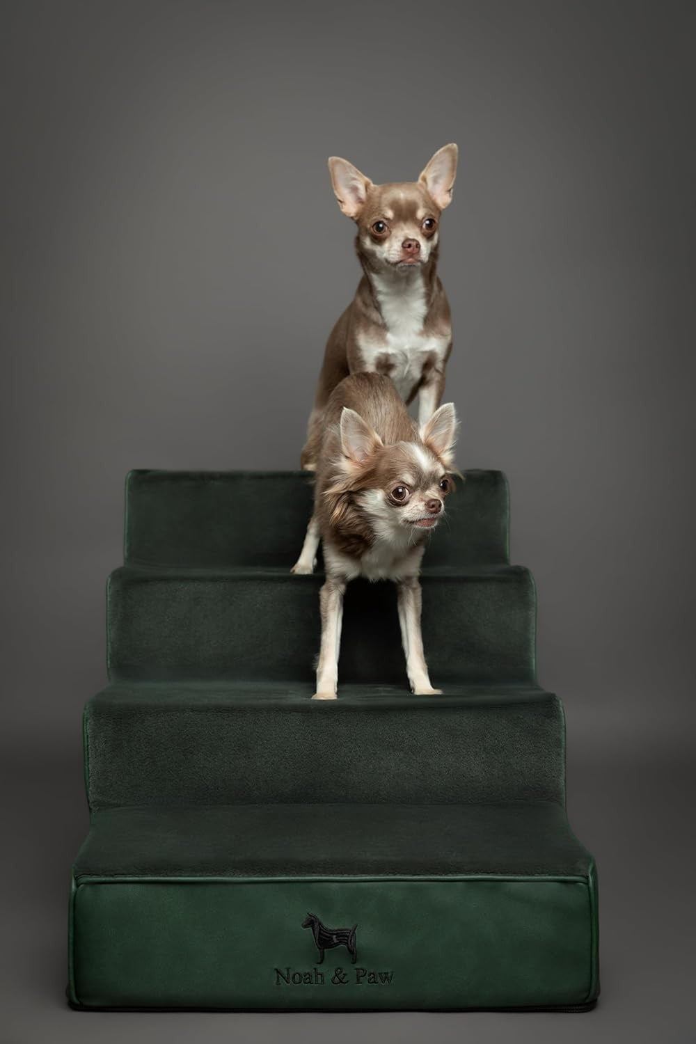 5‑Step Extra‑Wide Non‑Slip Foam Dog & Cat Stairs 35 Foam Density 35″ Ramp