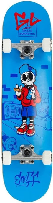 Skully Complete Skateboard 31.5" × 7.75" Blue Maple Wood Adult