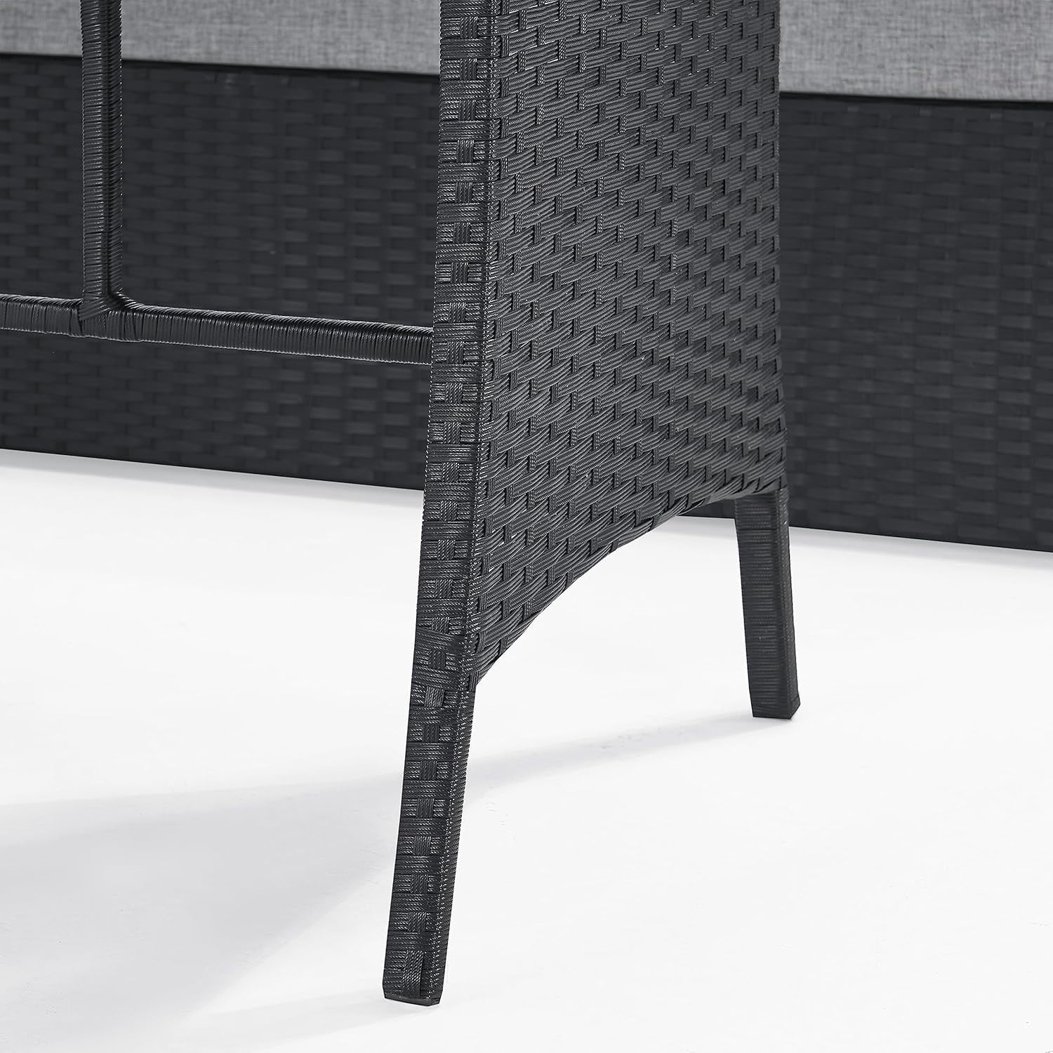 9 Seat Rattan Corner Sofa & Dining Set Outdoor Garden Patio Cushioned Seating