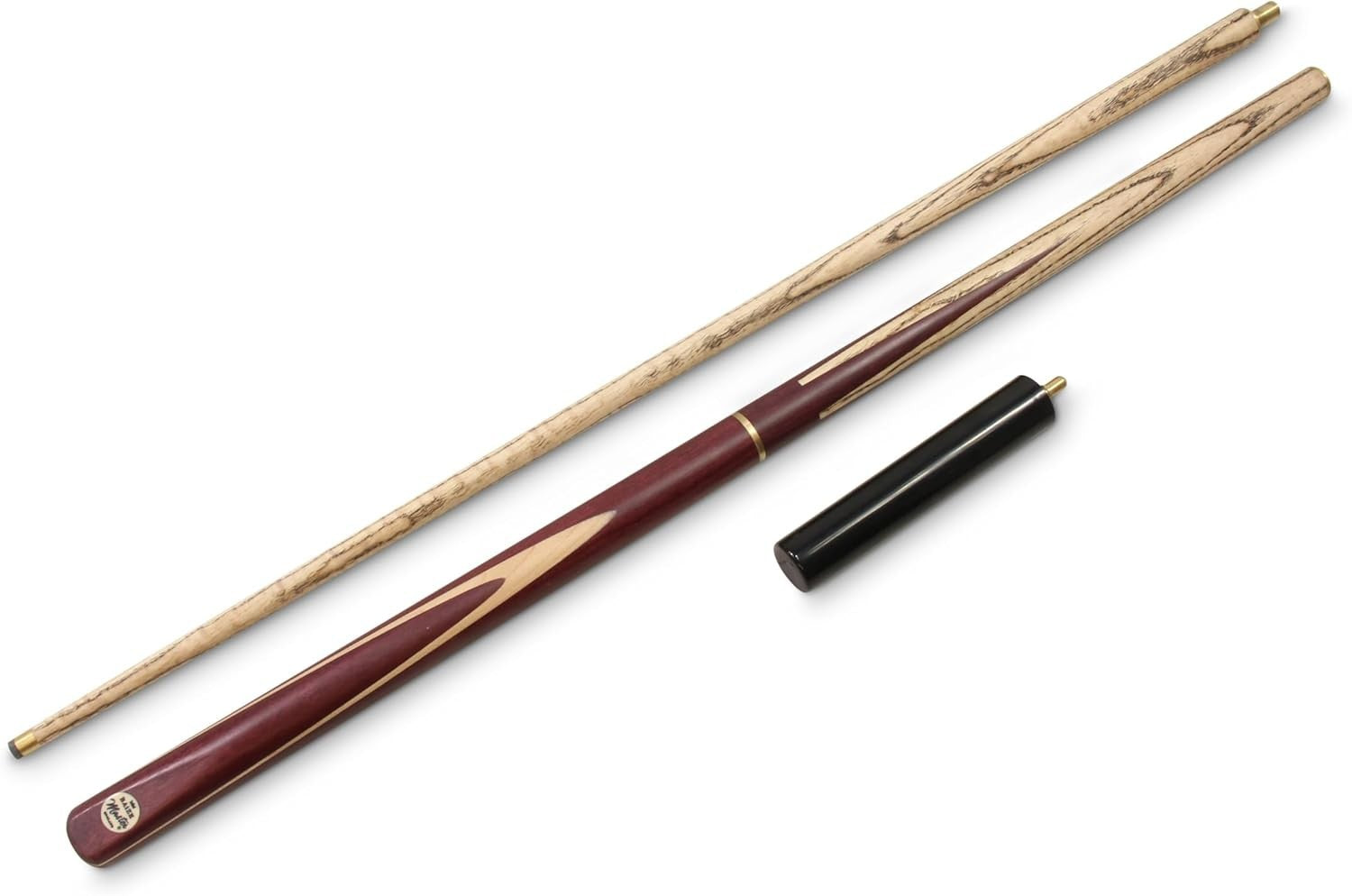 57" Adjustable Snooker Pool Cue 3 Piece Ash Purpleheart 9.5mm Tip