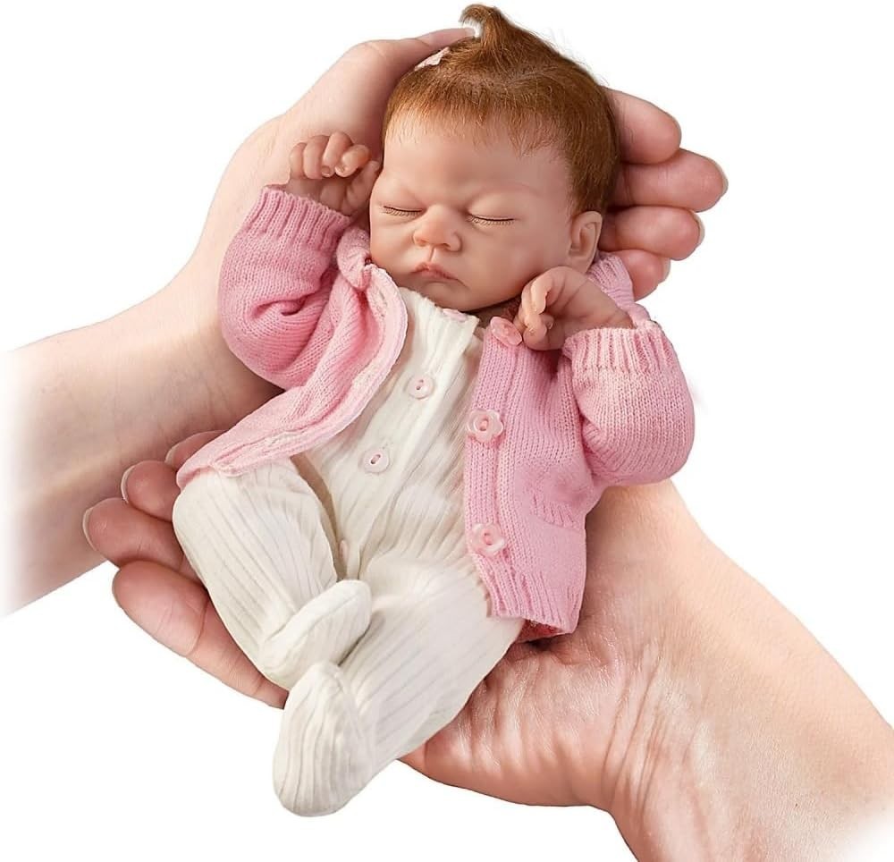 10” Lifelike Collectible Baby Doll RealTouch Vinyl Handpainted Details