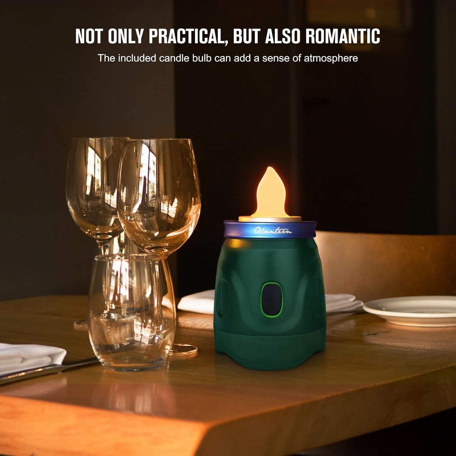 OLIGHT Olantern 360° Rechargeable LED Camping Lantern 360LM Moss Green