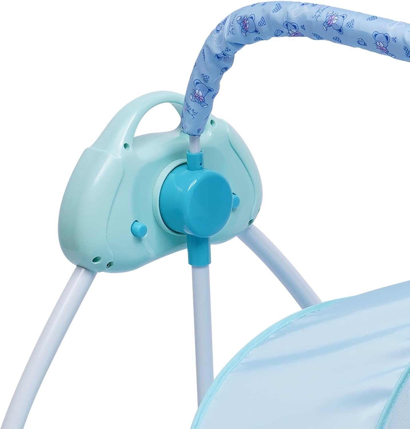 Electric Baby Cradle Swing with Bluetooth Music Timer Remote Travel Bassinet