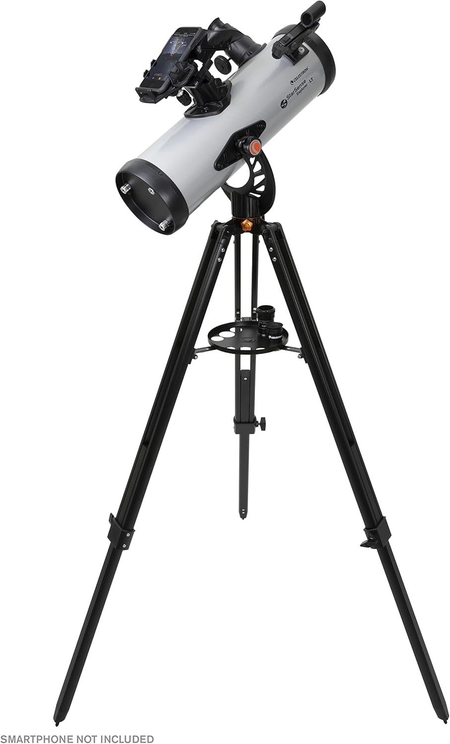 114mm Smartphone-Guided Telescope, StarSense App, Red Dot Finderscope, Black