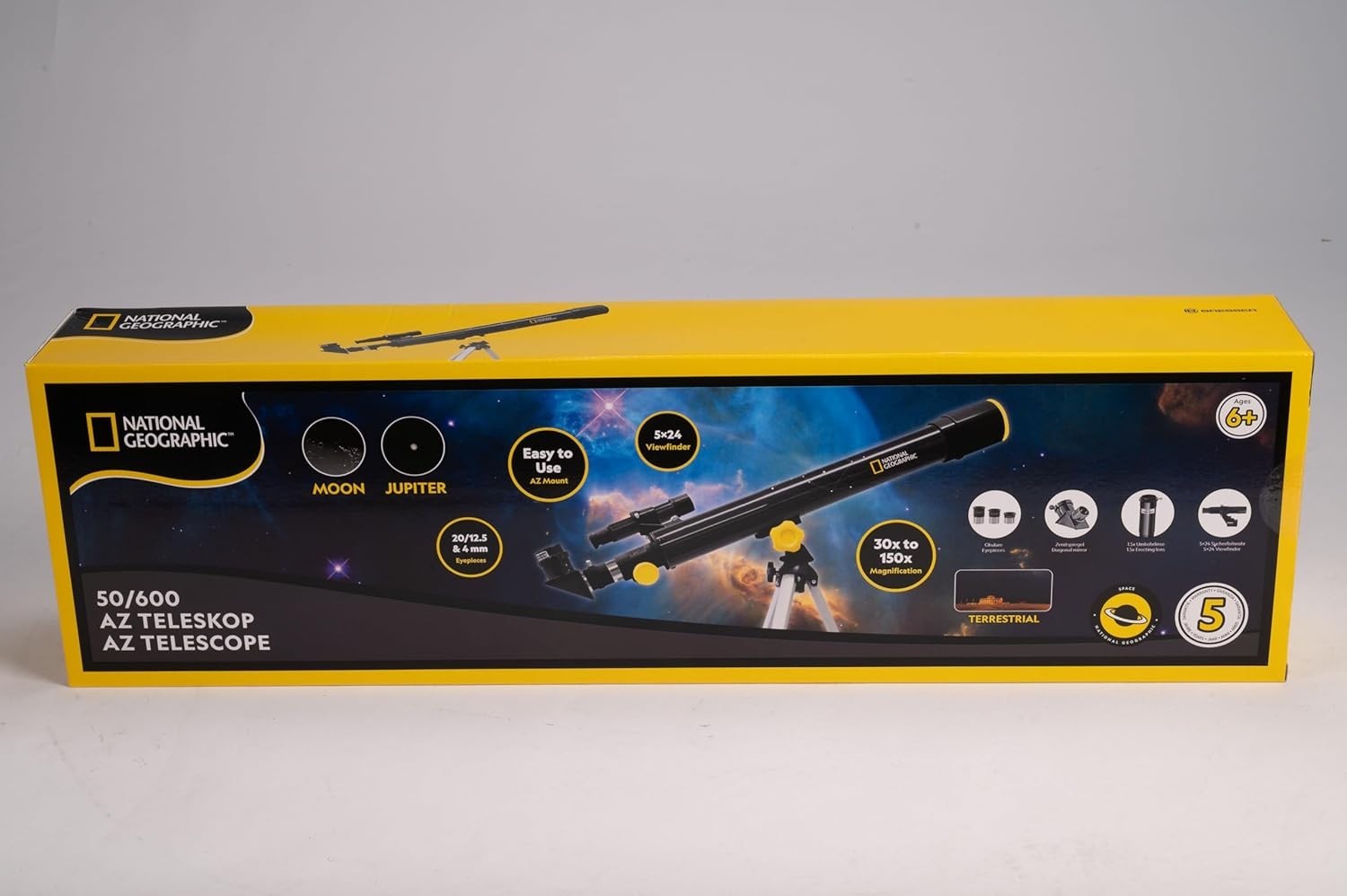 Beginner Refractor Telescope 50mm 150X Astronomy Kit AZ Mount Tripod