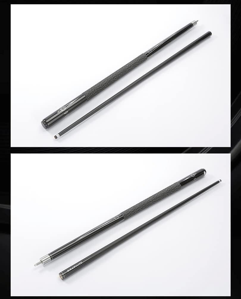 58" Carbon Fiber Pool Cue Maple Butt 10mm Low Deflection 2-Piece