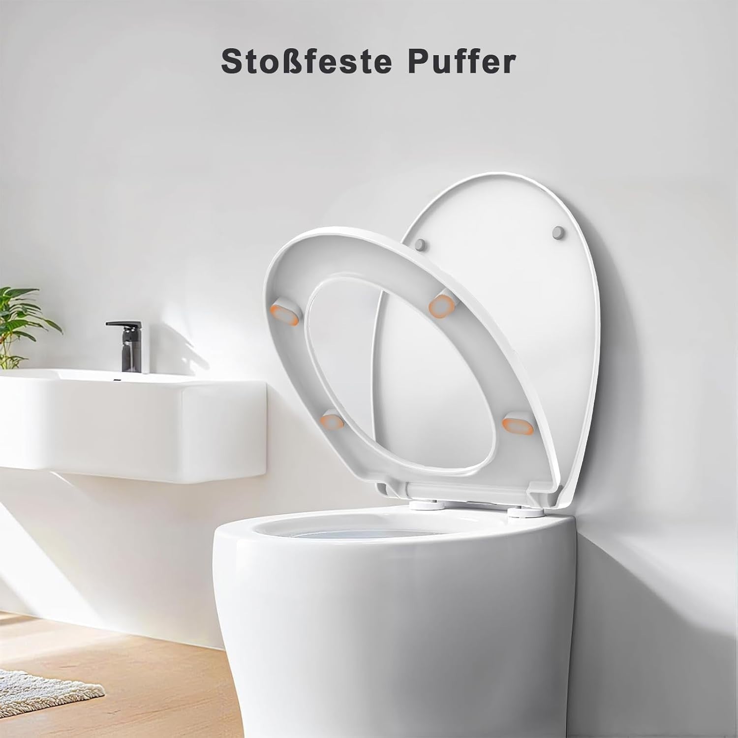 Universal Oval Toilet Seat Soft Close Quick Release White Heavy Duty 150kg