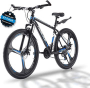 27.5" Mountain Bike Folding Frame 21-Speed Disc Brake MTB for Adults
