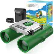 8x21 Waterproof Compact Kids Binoculars Mini Folding Outdoor Bird Watching Green