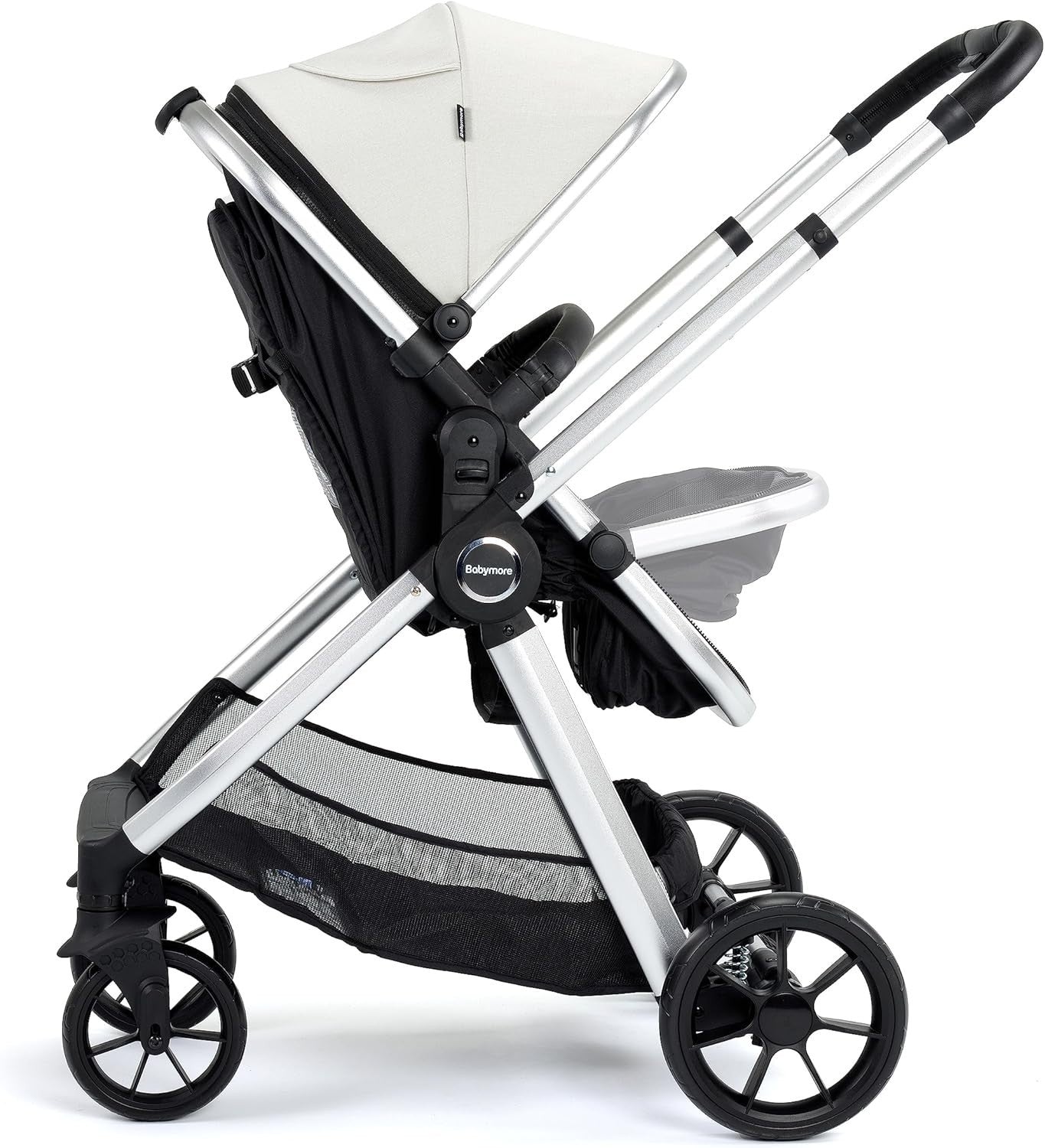 3 in 1 Baby Travel System 22kg, ISOFIX Car Seat, Foldable Pram